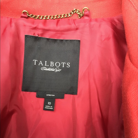 Talbots belted trench. - Picture 4 of 4